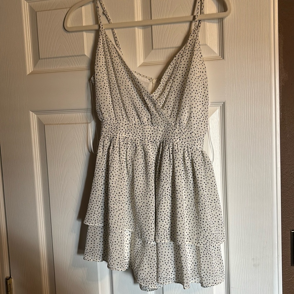 Polka dot romper